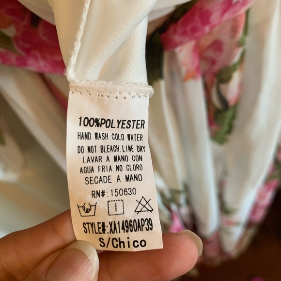 Sheer long floral dress - Picture 7 of 7